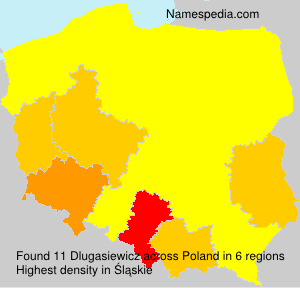 Surname Dlugasiewicz in Poland