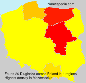 Surname Dluginska in Poland