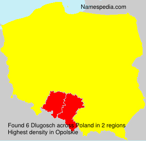 Surname Dlugosch in Poland