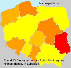 Surname Dlugoszek in Poland Surname Dlugoszek in Poland
