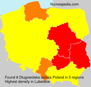Surname Dlugowolska in Poland Surname Dlugowolska in Poland