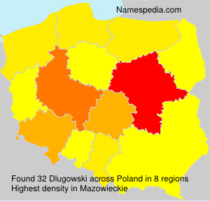 Surname Dlugowski in Poland