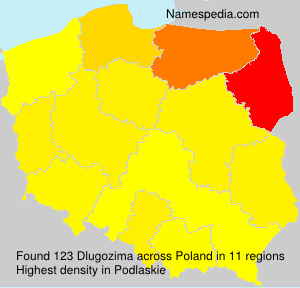 Surname Dlugozima in Poland Surname Dlugozima in Poland
