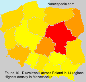 Surname Dluzniewski in Poland Surname Dluzniewski in Poland