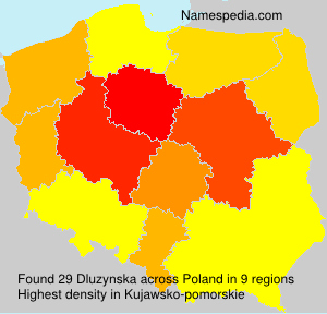Surname Dluzynska in Poland Surname Dluzynska in Poland