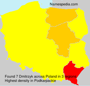 Surname Dmitrzyk in Poland Surname Dmitrzyk in Poland