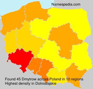Surname Dmytrow in Poland Surname Dmytrow in Poland