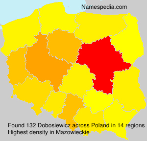 Surname Dobosiewicz in Poland Surname Dobosiewicz in Poland