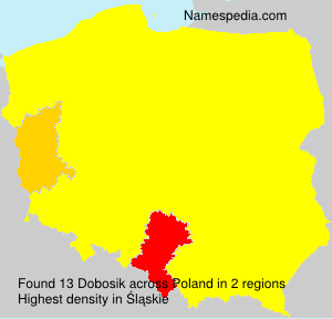 Surname Dobosik in Poland