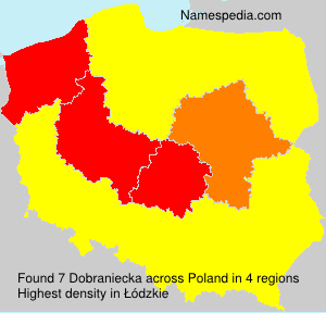 Surname Dobraniecka in Poland Surname Dobraniecka in Poland