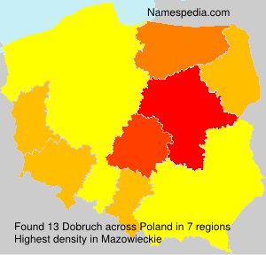 Surname Dobruch in Poland Surname Dobruch in Poland