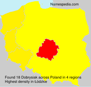 Surname Dobrysiak in Poland Surname Dobrysiak in Poland