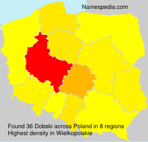 Surname Dobski in Poland Surname Dobski in Poland