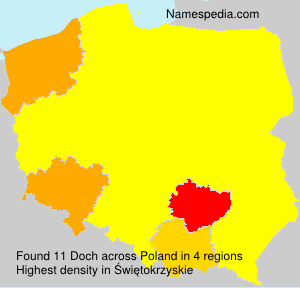 Surname Doch in Poland Surname Doch in Poland