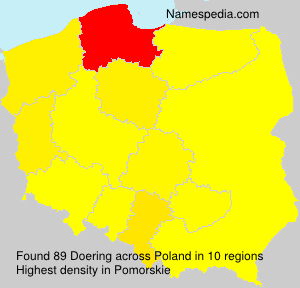 Surname Doering in Poland Surname Doering in Poland