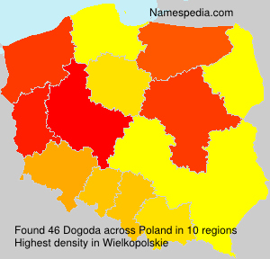 Surname Dogoda in Poland Surname Dogoda in Poland
