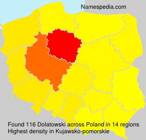 Surname Dolatowski in Poland Surname Dolatowski in Poland