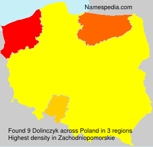 Surname Dolinczyk in Poland Surname Dolinczyk in Poland