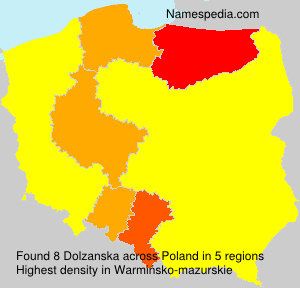 Surname Dolzanska in Poland Surname Dolzanska in Poland