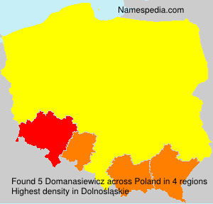 Surname Domanasiewicz in Poland Surname Domanasiewicz in Poland