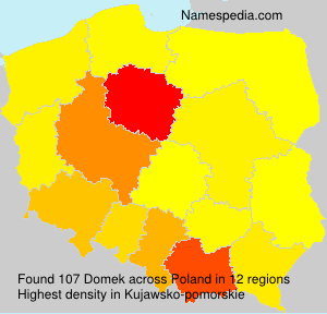 Surname Domek in Poland Surname Domek in Poland