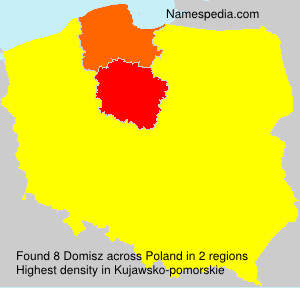 Surname Domisz in Poland Surname Domisz in Poland