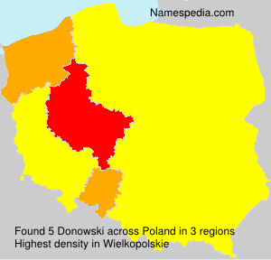 Surname Donowski in Poland