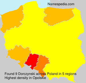 Surname Dorczynski in Poland Surname Dorczynski in Poland