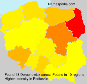 Surname Dorochowicz in Poland Surname Dorochowicz in Poland