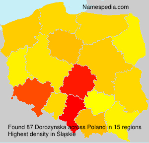 Surname Dorozynska in Poland Surname Dorozynska in Poland