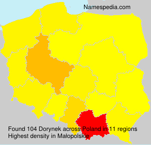 Surname Dorynek in Poland Surname Dorynek in Poland