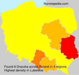 Surname Draczka in Poland Surname Draczka in Poland
