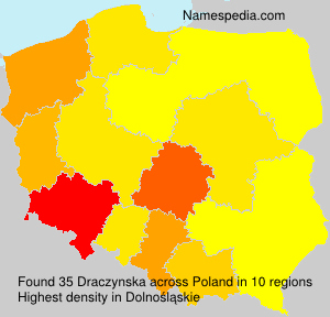 Surname Draczynska in Poland Surname Draczynska in Poland