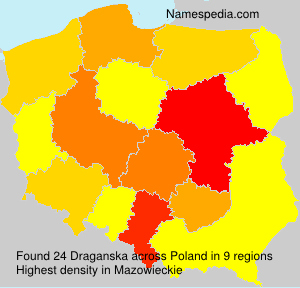 Surname Draganska in Poland Surname Draganska in Poland