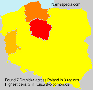 Surname Dranicka in Poland Surname Dranicka in Poland