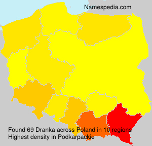Surname Dranka in Poland Surname Dranka in Poland