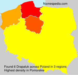 Surname Drapaluk in Poland Surname Drapaluk in Poland