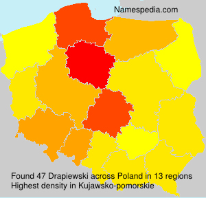 Surname Drapiewski in Poland Surname Drapiewski in Poland
