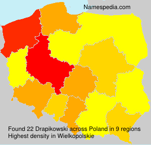 Surname Drapikowski in Poland Surname Drapikowski in Poland