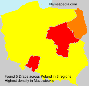 Surname Draps in Poland Surname Draps in Poland
