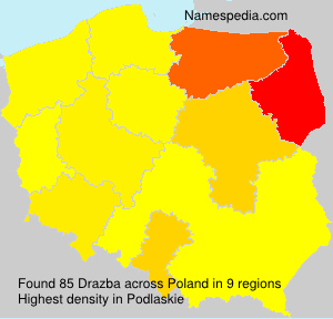 Surname Drazba in Poland Surname Drazba in Poland