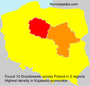 Surname Drazdzewski in Poland Surname Drazdzewski in Poland