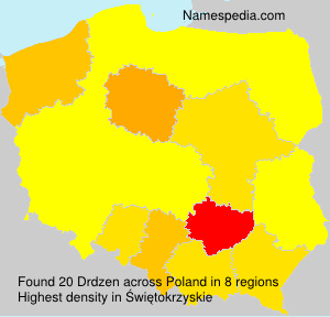 Surname Drdzen in Poland Surname Drdzen in Poland