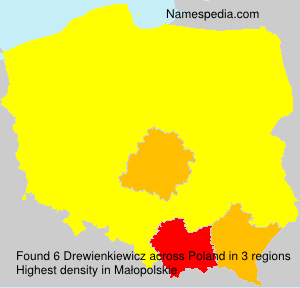 Surname Drewienkiewicz in Poland Surname Drewienkiewicz in Poland