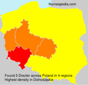 Surname Drezler in Poland