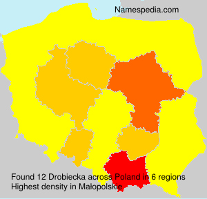 Surname Drobiecka in Poland Surname Drobiecka in Poland