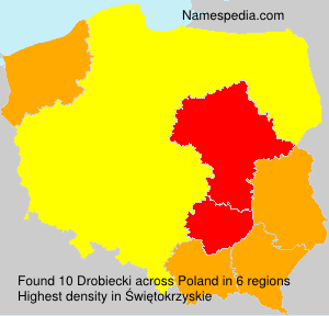 Surname Drobiecki in Poland Surname Drobiecki in Poland