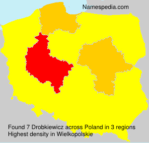 Surname Drobkiewicz in Poland Surname Drobkiewicz in Poland