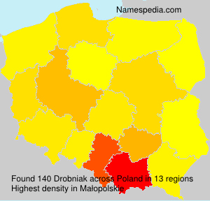 Surname Drobniak in Poland Surname Drobniak in Poland