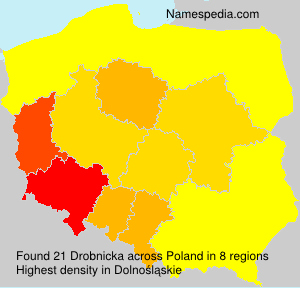 Surname Drobnicka in Poland Surname Drobnicka in Poland